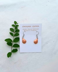 Cherokee Copper Emma teardrop earrings