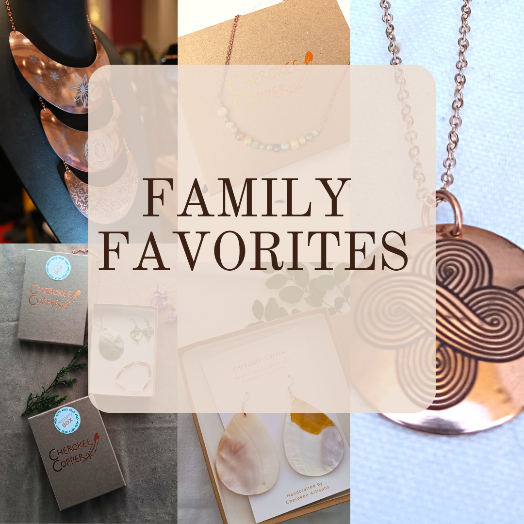 family favorites jewerly made Cherokee artists 