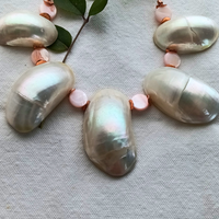 Large Mother of Pearl Necklace