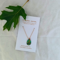 Mingo Tear Drop Abalone Necklace