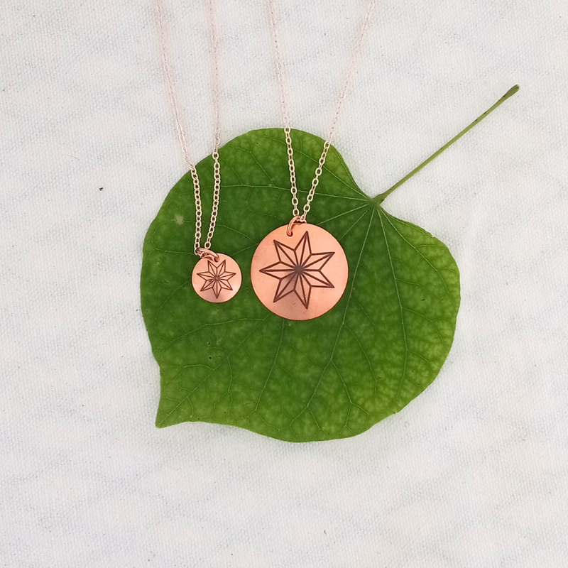 Large Cherokee Star Necklace