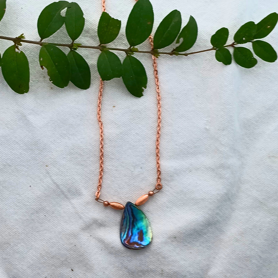 Teardrop Abalone Necklace