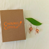 Shell and Copper Earrings