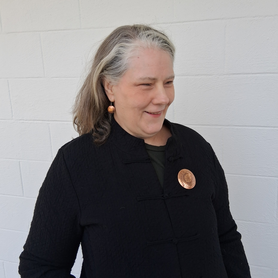 Cherokee Nation Seal Brooch on a Jacket 