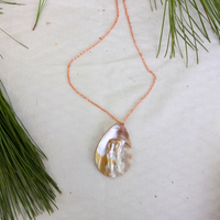 Spiro Pearl -Teardrop Pendant Necklace