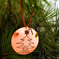 2023 Cherokee Copper Christmas Ornament