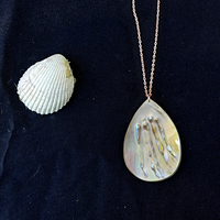Spiro Pearl -Teardrop Pendant Necklace