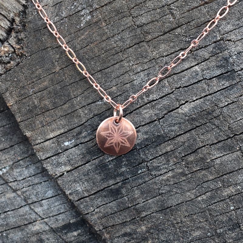 Small Cherokee Star Pendant Necklace