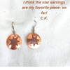 Classic Cherokee Star Copper Earrings