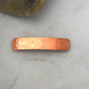 Copper long barrette hair clip