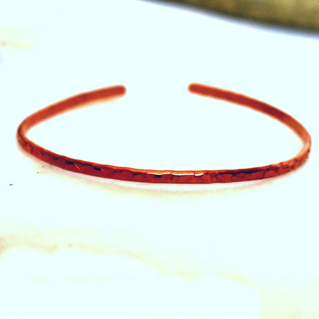 Hammered Classic Copper Cuff